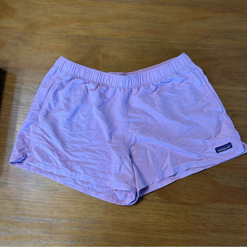Patagonia Women's Soft Purple Athletic Shorts